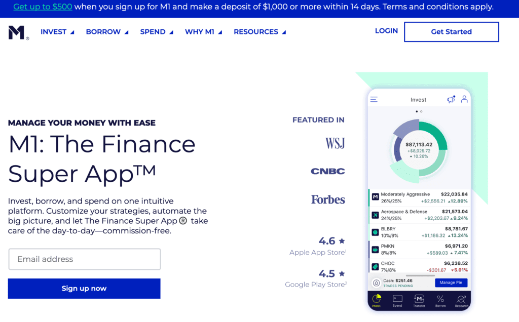 m1finance investment app