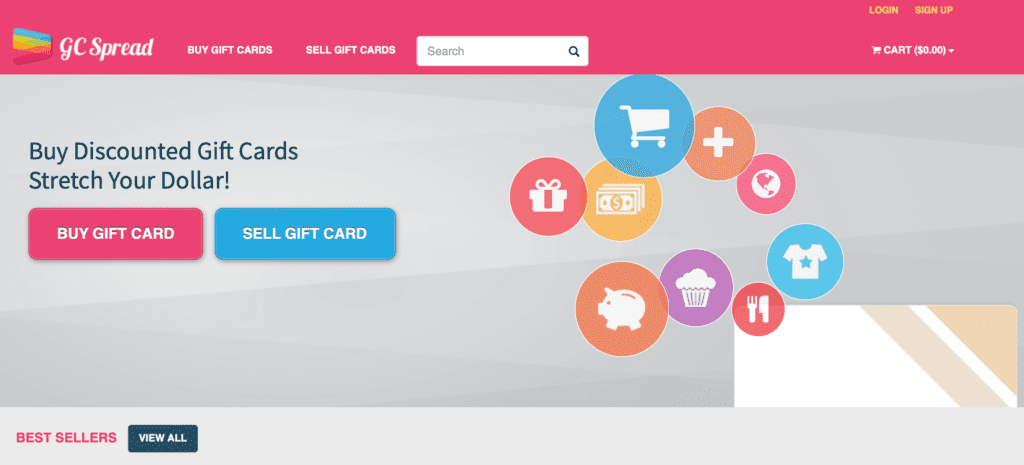 gc spread for exchanging unused gift cards