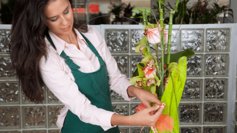 become a part time florist on weekends