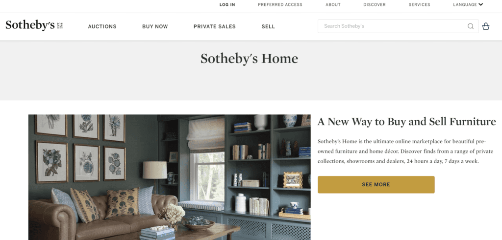 Sotheby's home furniture